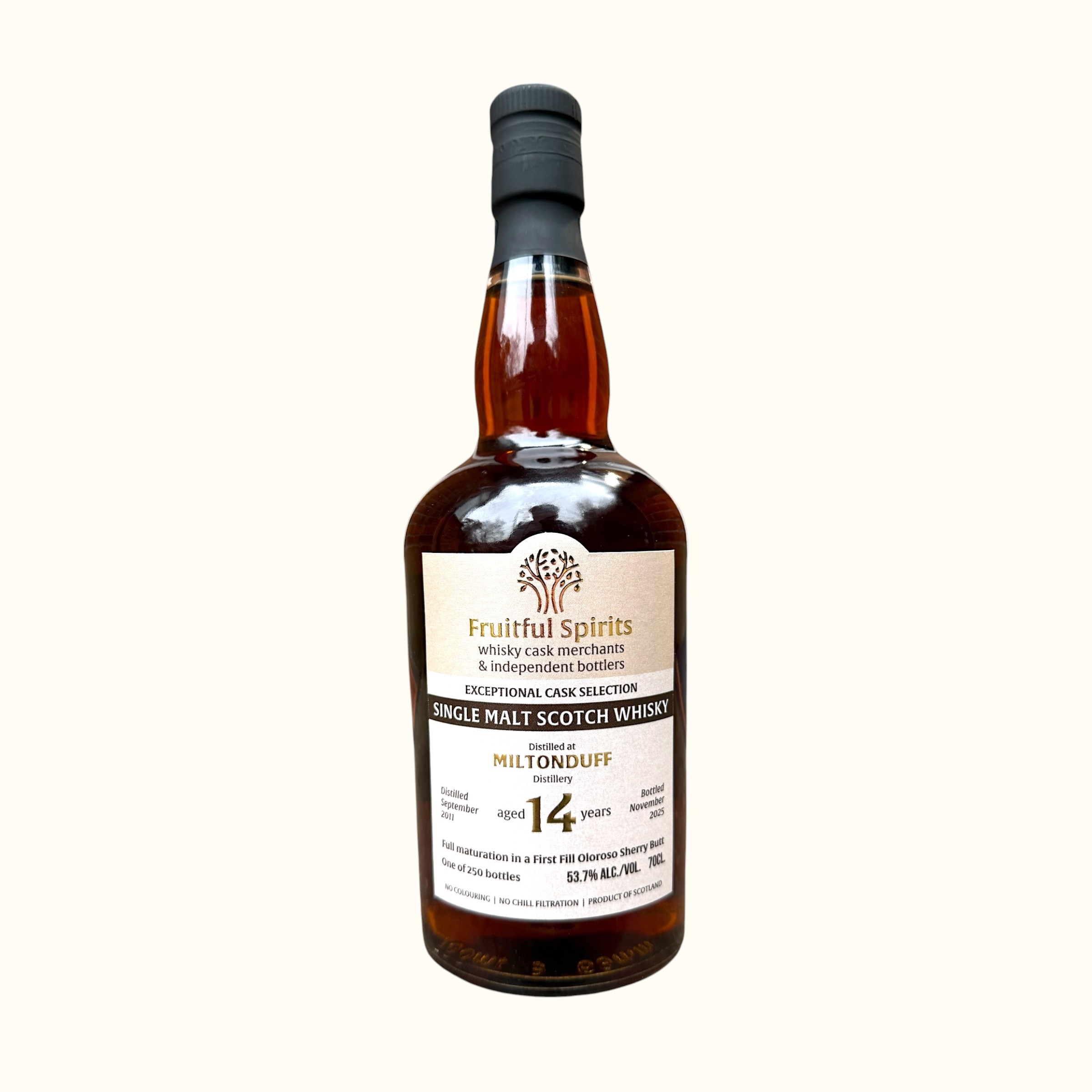 Miltonduff 14 Year Old 53.7% 70cl – Fruitful Spirits